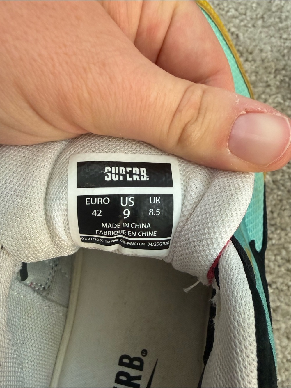 Multicolor Men's Sneakers size 9 - Picture 8 of 12
